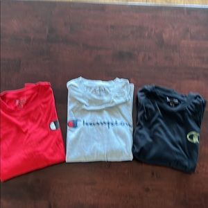 Bundle of Champion Long Sleeve Youth Large Shirts